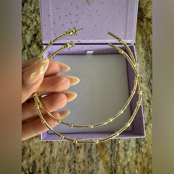 Melinda Maria Big Ass Hoops 3” - Picture 1 of 4